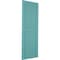 Ekena Millwork True Fit PVC Farmhouse/Flat Panel Combination Fixed Mount Shutters, Pure Turquoise, 12W x 80H, PR TFP101FC12X080PT - alternate 8